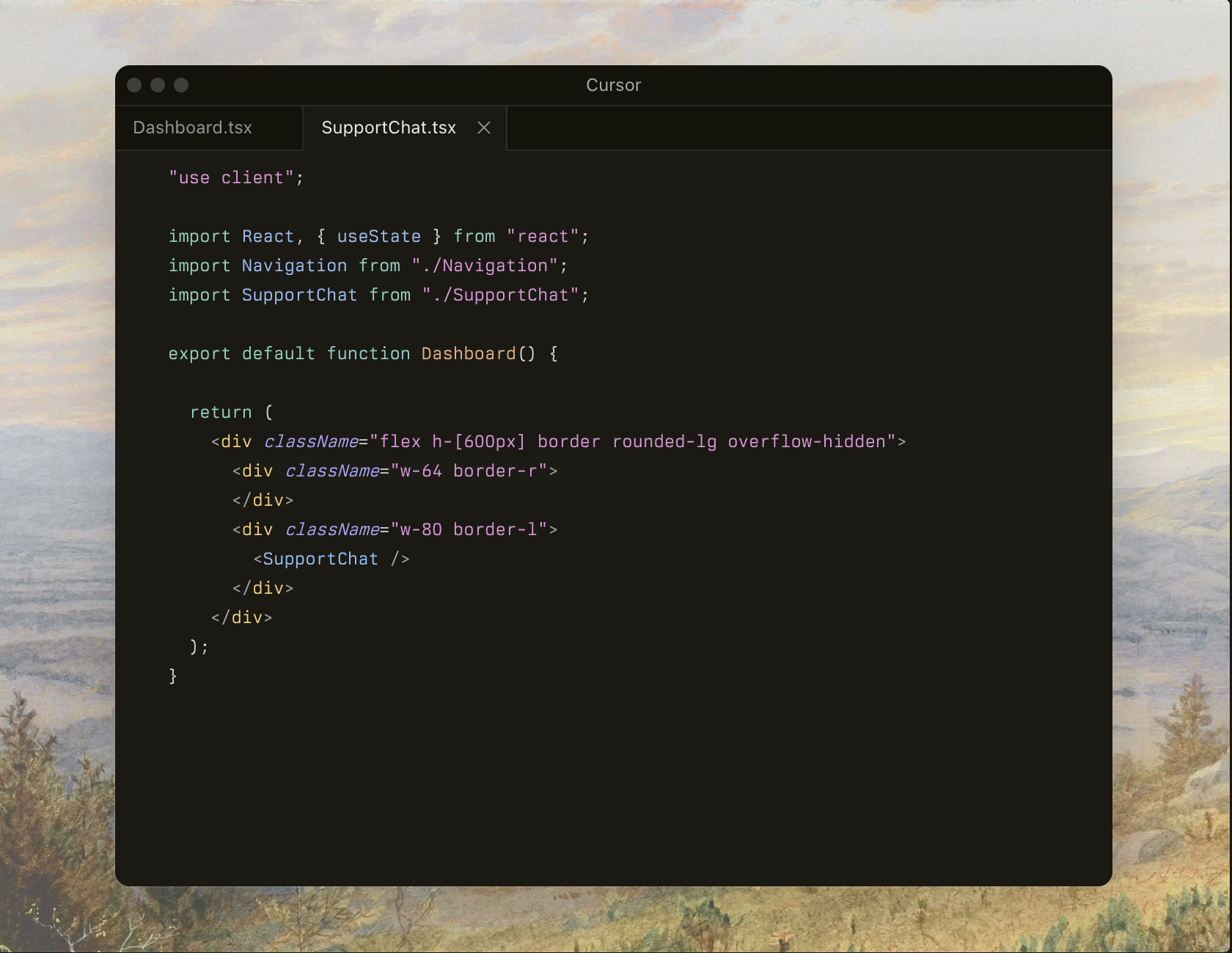 Cursor Editor Screenshot